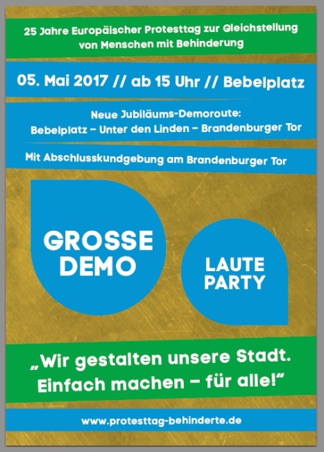 Plakat Protesttag Berlin 2017